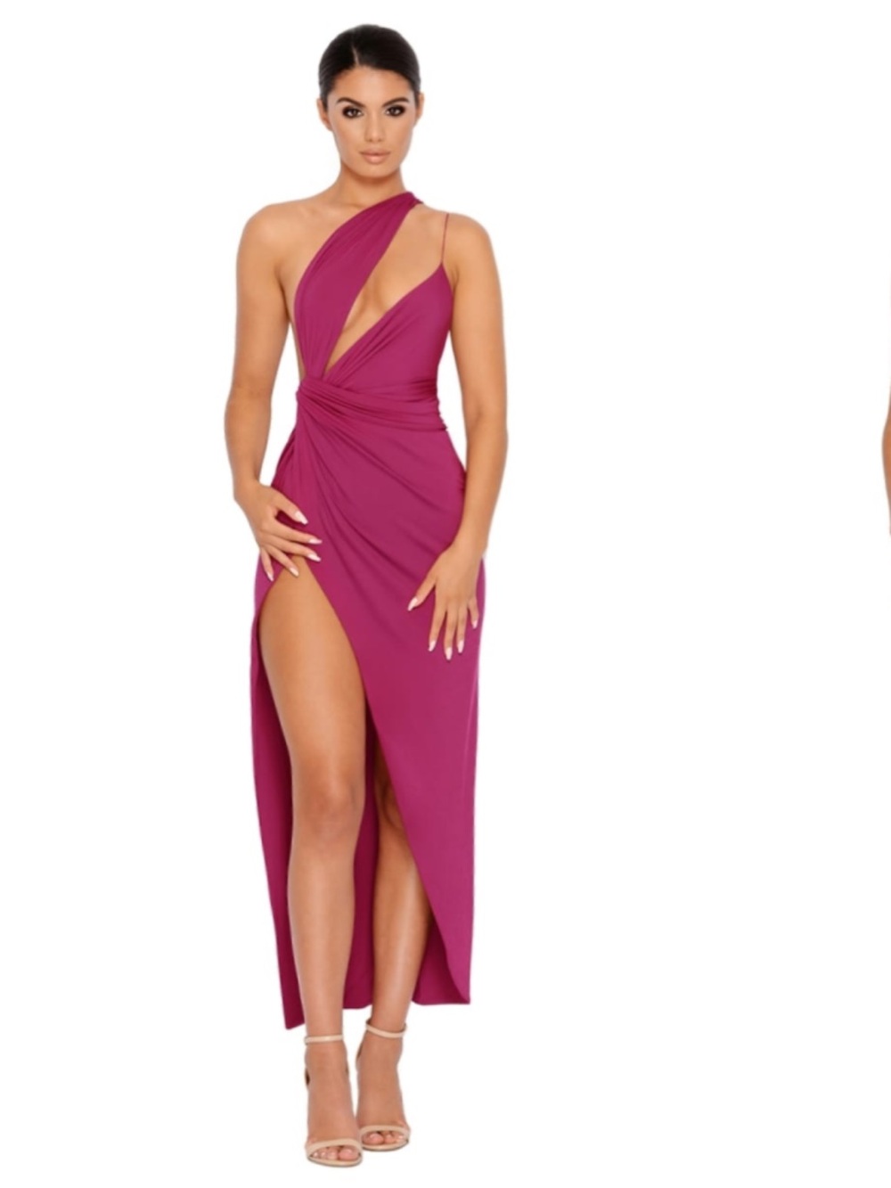 Magenta Maxi Dress